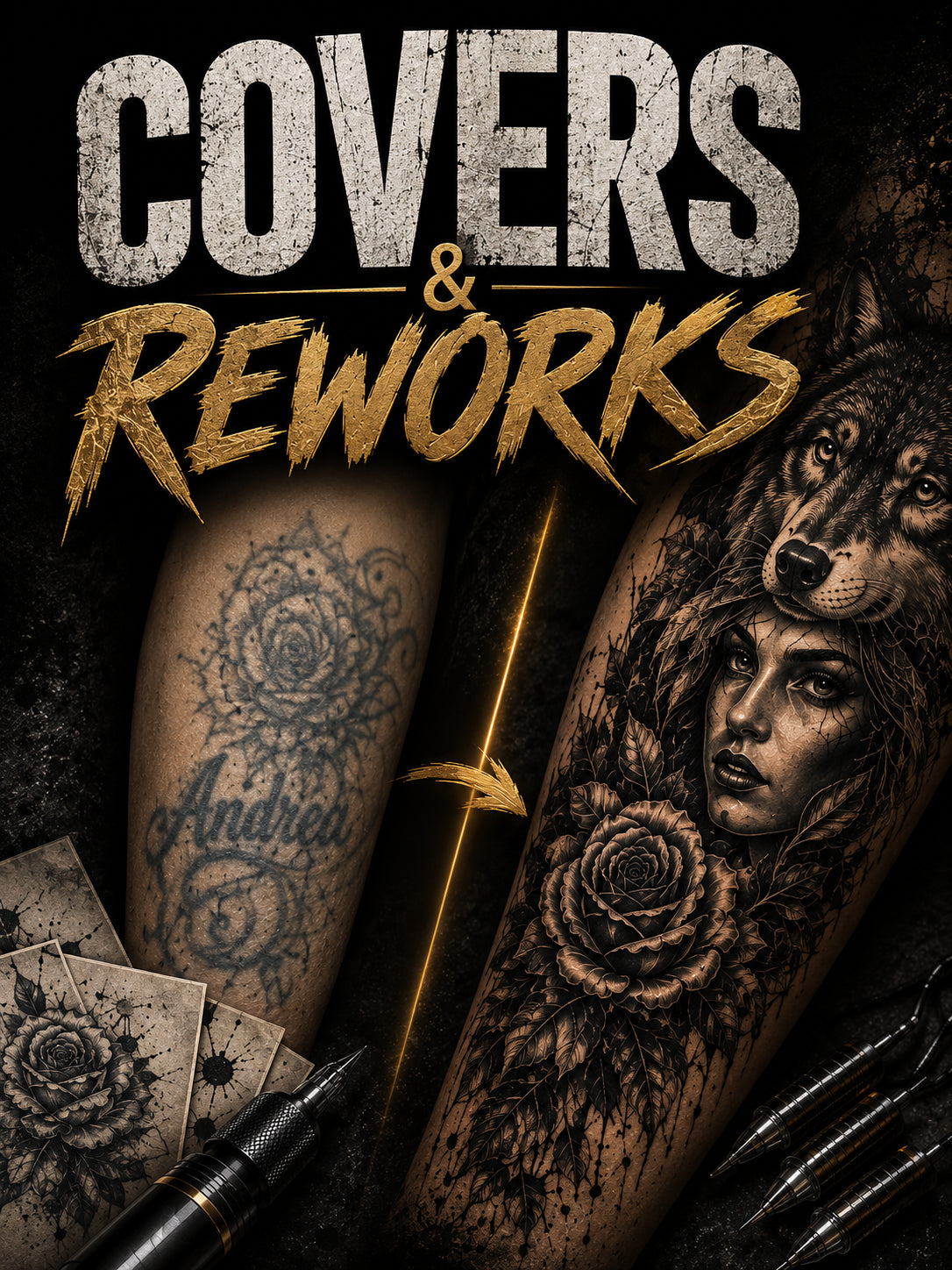 Curso Premium Covers y Reworks Tattoo Pro Academy